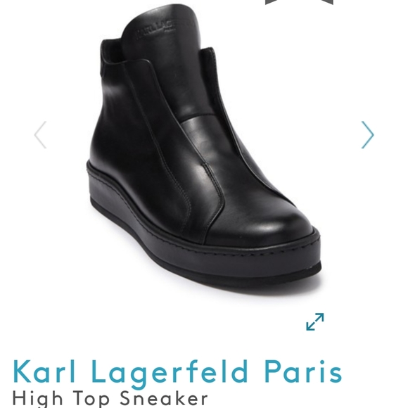 Karl lagerfeld paris high top sneaker Clearance